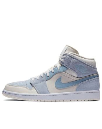 Air Jordan 1 Mid SE ??Sail Light Blue?? DA4666-100