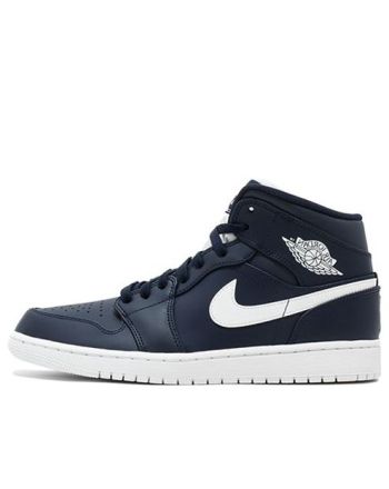 Air Jordan 1 Retro Mid ??Obsidian?? 554724-402