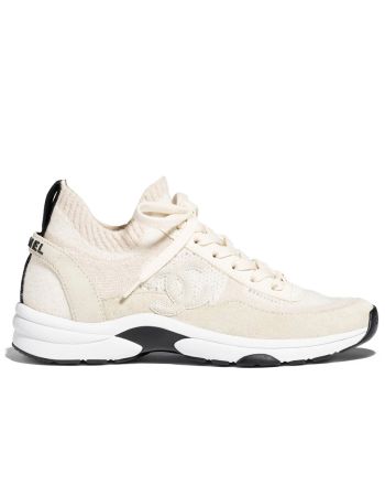 Chanel Women's Trainers G38750 Cream