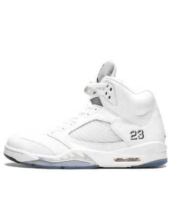 Air Jordan 5 Retro ??Metallic White?? 2015 136027-130