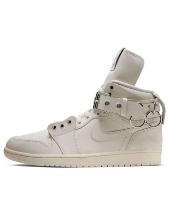 Comme des Garons x Air Jordan 1 Retro Strap High ??White?? CN5738-100