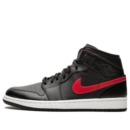 Air Jordan 1 Retro Mid ??Black Team Red?? 554724-009