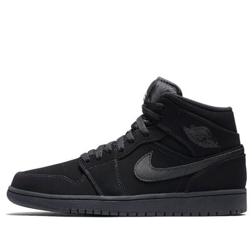 Air Jordan 1 Retro Mid ??Black?? 554724-040